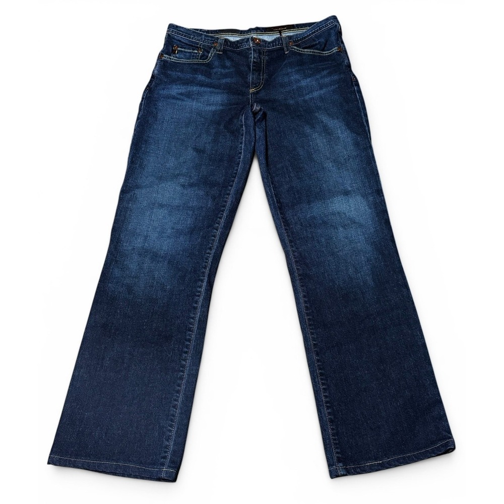 AG Adriano Goldschmied Womens 31 Dark Wash Wide Leg Jeans Size Made USA - Picture 2 of 6